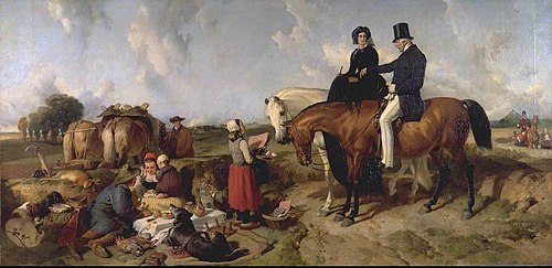 A Dialogue at Waterloo, 1850, Edwin Landseer