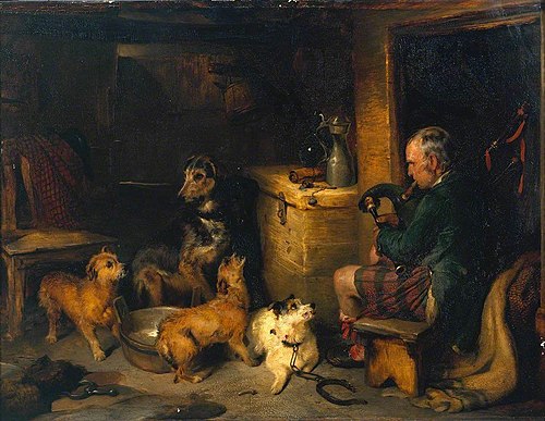 Highland Music, 1829, Edwin Landseer