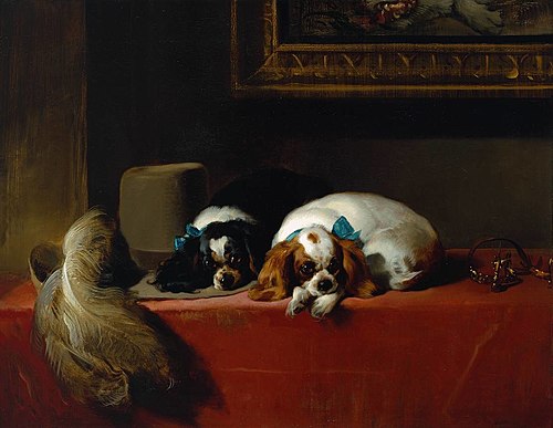 King Charles Spaniels (‘The Cavalier’s Pets’), 1845, Edwin Landseer