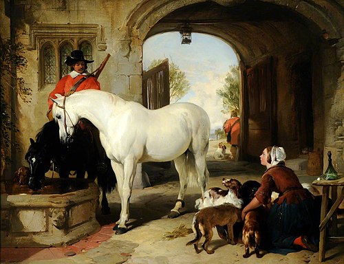 Horses Watering, 1840, Edwin Landseer