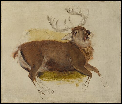 Dying Stag, 1830, Edwin Landseer