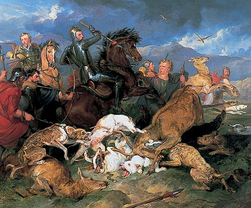 The Hunting of Chevy Chase, 1825, Edwin Landseer