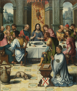 Het Laatste Avondmaal met de stichter, 1519, Master of 1518
