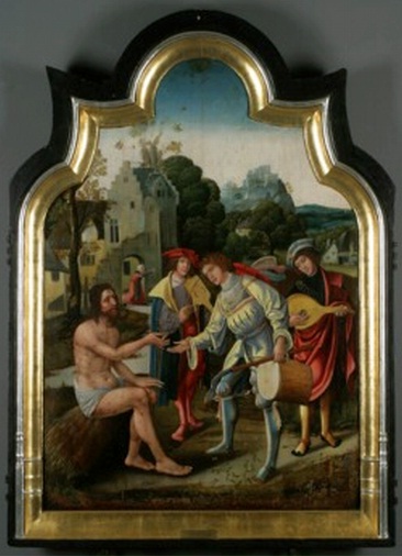 Job and the musicians., 1520, Maître de 1518