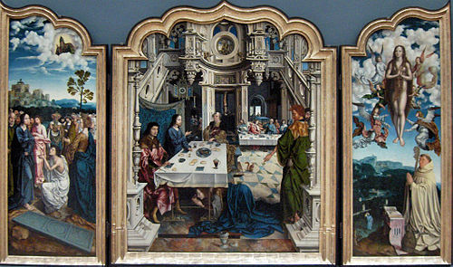 Triptych of the Dielegem Abbey, 1520, Master of 1518