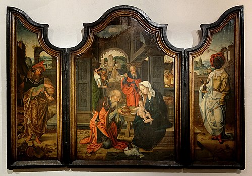Triptyque de l'Adoration des Mages, 1600, Master of 1518