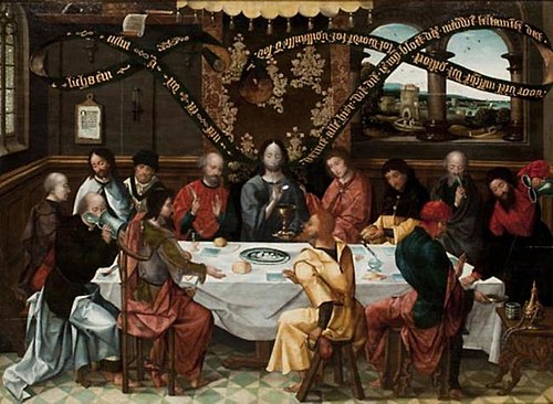 Laatste Avondmaal, 1519, Maître de 1518