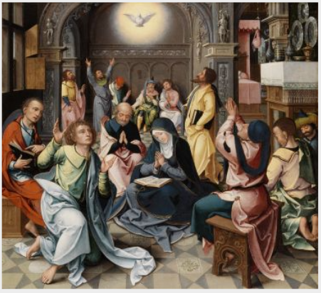 The Descent of the Holy Ghost, 1518, Master of 1518