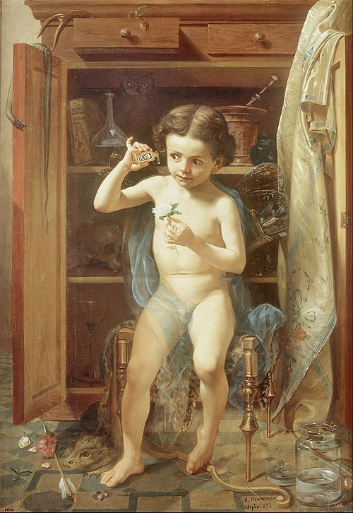 Pranks of Love, 1871, Manuel Ocaranza