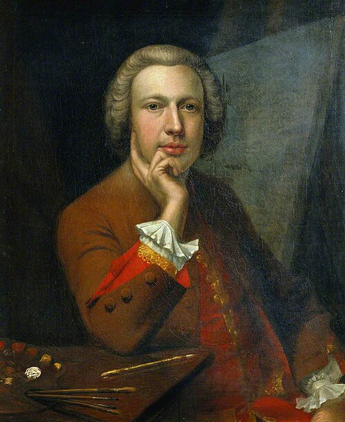 Portrait of the Artist, 1742, Arthur Devis