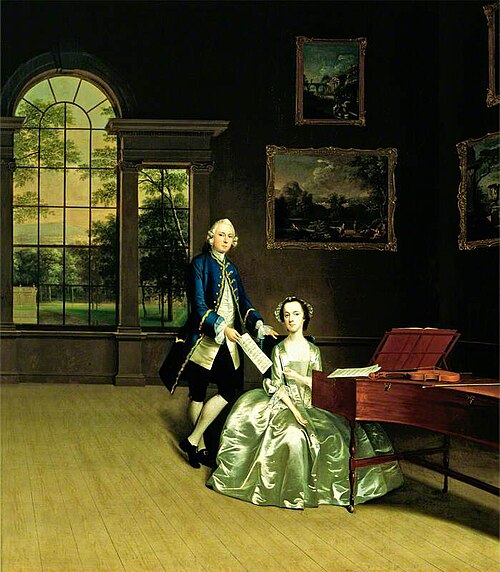 The Duet, 1749, Arthur Devis
