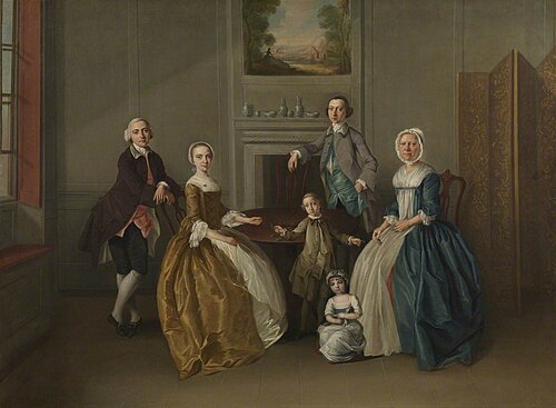 Family Group, 1756, Arthur Devis