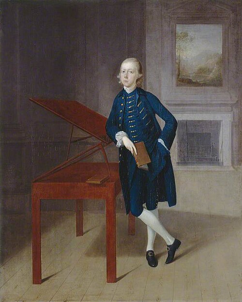 A Young Gentleman at a Drawing Table, 1761, Arthur Devis