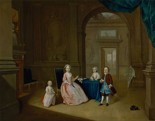 Children in an Interior, 1743, Arthur Devis