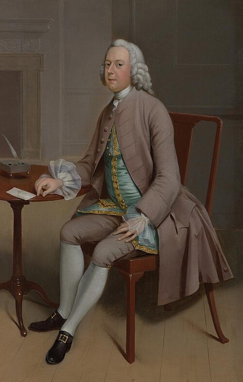 Portrait d'homme, 1750, Arthur Devis