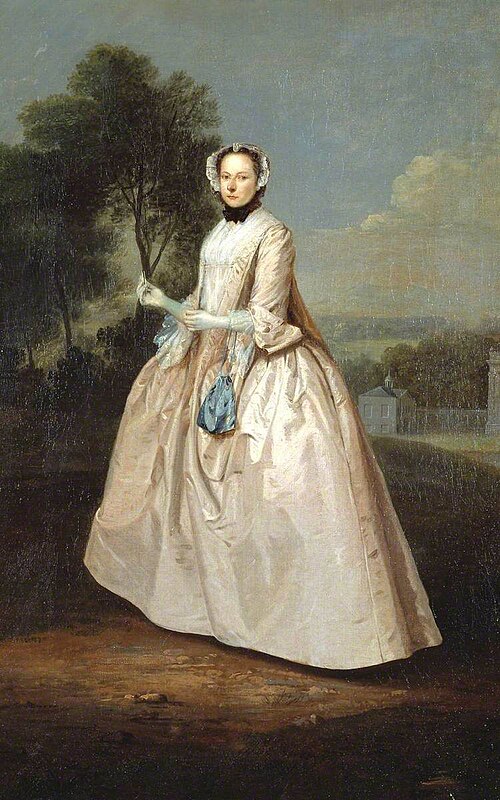 Portrait d'une dame, 1750, Arthur Devis