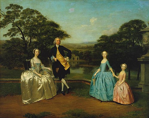 The James Family, 1751, Arthur Devis