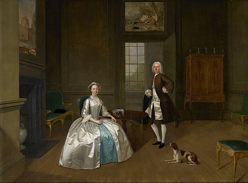 Mr and Mrs Atherton, 1743, Arthur Devis