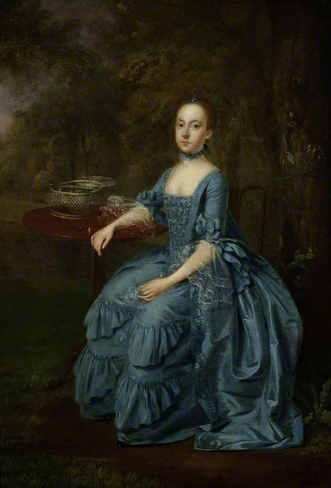 Lady Milner (née Miss Mordaunt), 1760, Arthur Devis