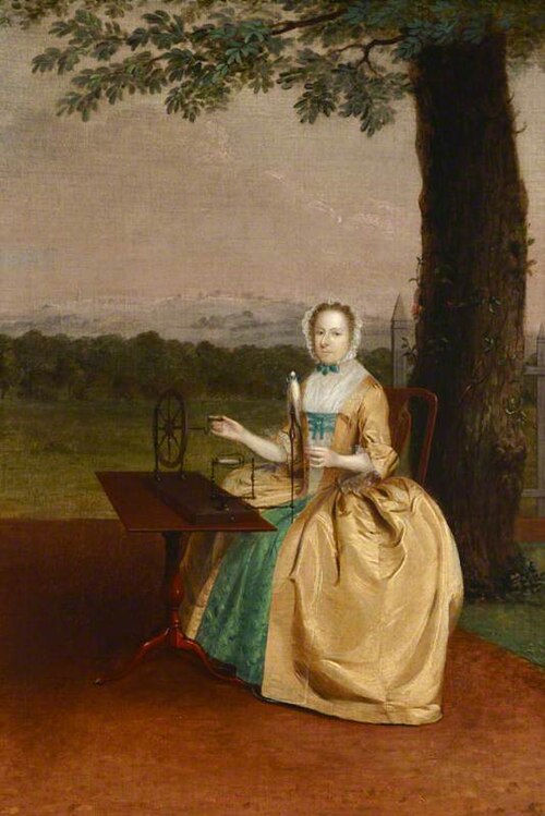 Sarah Lascelles, Mrs Christopher Lethieullier (1656/9-1743), 1749, Arthur Devis