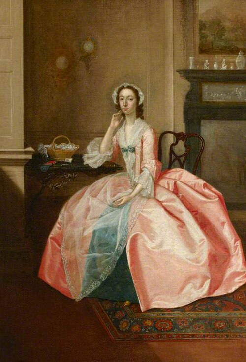 Lucy Watson, Mrs Thornton, 1755, Arthur Devis