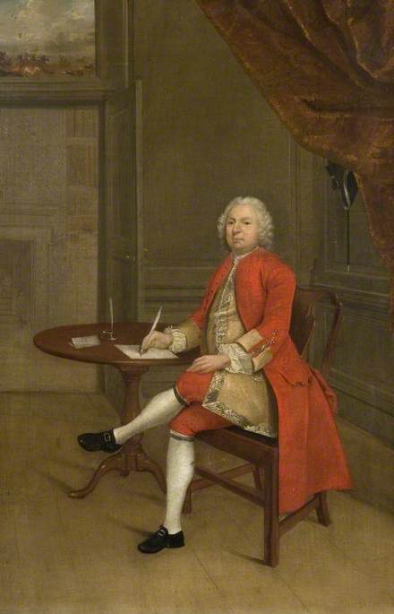 Portrait Of A Man In Red, 1760, Arthur Devis