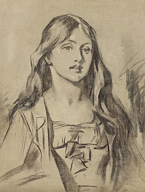 Portrait of a Girl, 1912, Robert Gibb