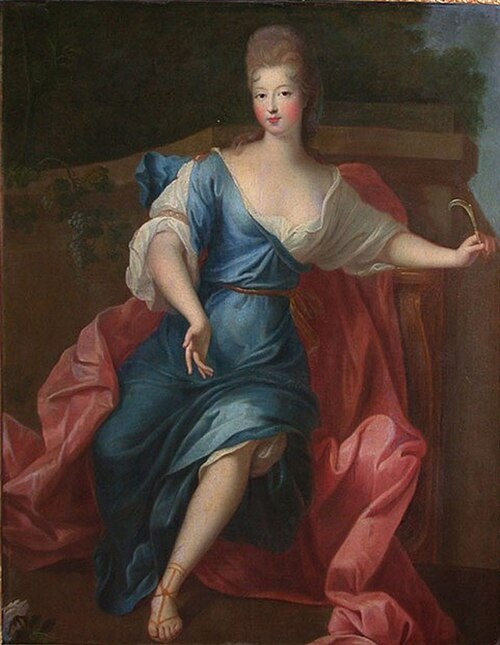 Mademoiselle de Nantes, duchesse de Bourbon, 1690, Marc Nattier