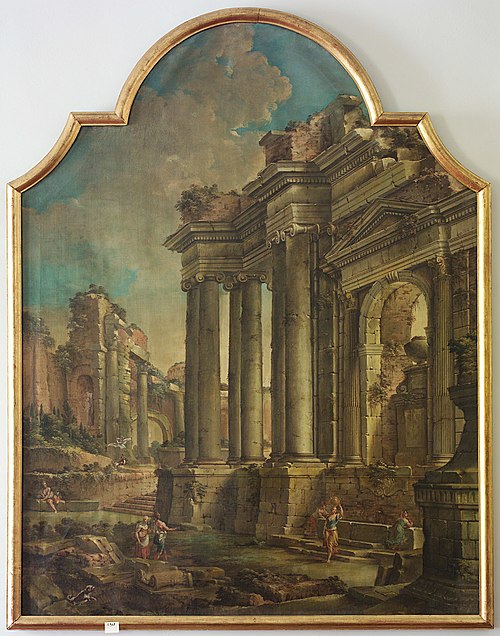 Ruinenlandschaft, 1716, Marcantonio Chiarini