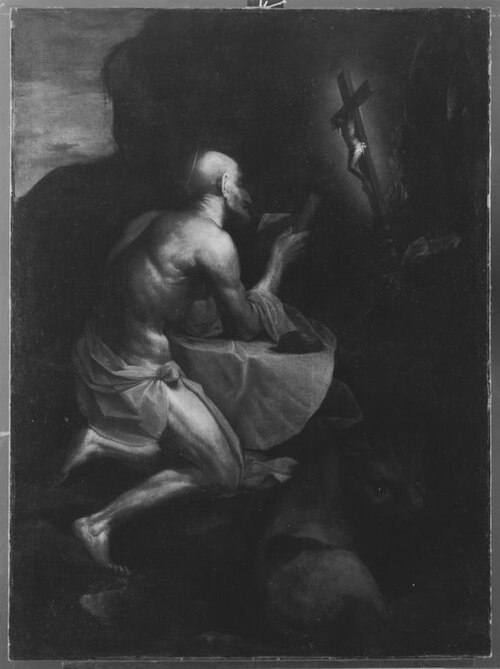 Hl. Hieronymus als Büßer (zugeschrieben), 1609, Marco Antonio Bassetti