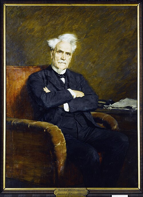 Portrait d'Henri Rochefort (Victor-Henri, marquis de Rochefort-Luçay, dit), homme politique et écriv, 1908, Marcel Baschet