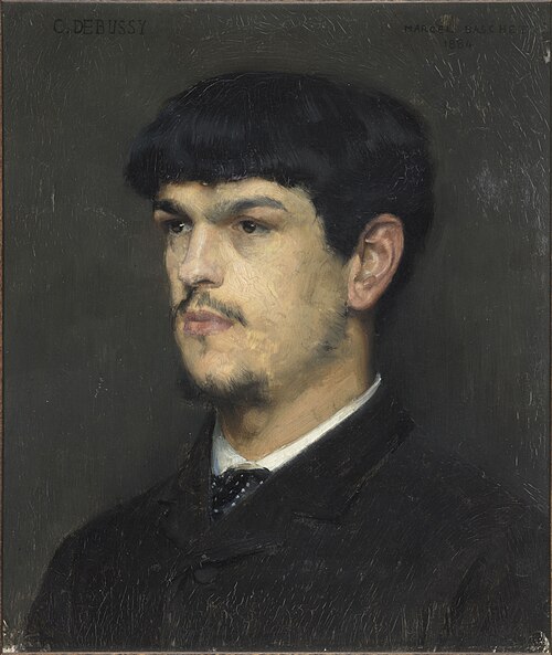 Claude Debussy, 1884, Marcel Baschet