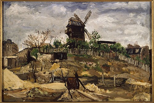 Le moulin de la Galette, 1920, Marcel Leprin