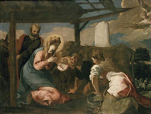 The Adoration of the Shepherds, 1650, Francesco Maffei