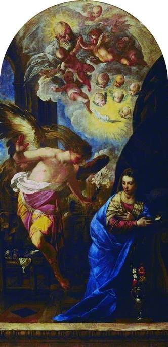 The Annunciation, 1658, Francesco Maffei