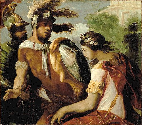 Rinaldo and the Mirror-Shield, 1650, Francesco Maffei