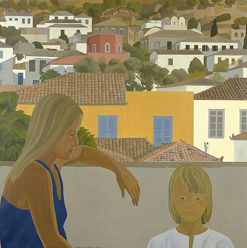 Marianne et Axel à Hydra, 1972, Marcella Maltais