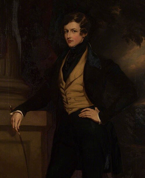 George Augustus Frederick Louis (1821–1876), Viscount Curzon, 1838, Margaret Carpenter