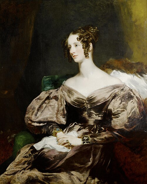 Portrait of Harriet Brudenell, Countess Howe (1799-1836), 1834, Margaret Carpenter