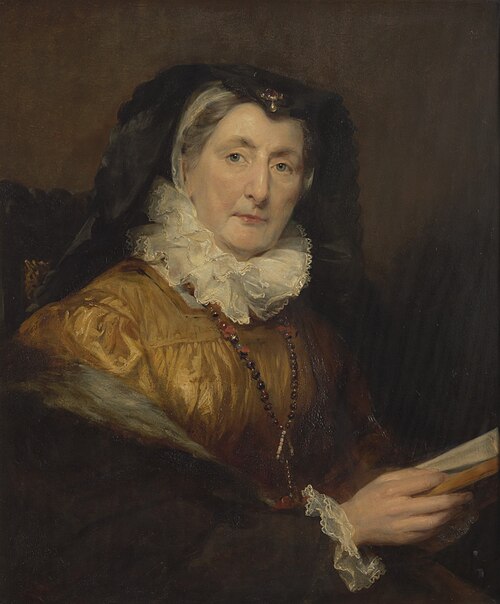 Portrait of Mrs W. Collins, 1826, Margaret Carpenter