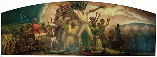 Freeing of the Slaves, 1942, John Steuart Curry