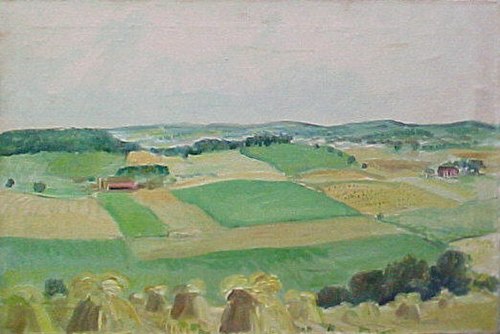 Study for "Wisconsin Landscape", 1938, John Steuart Curry