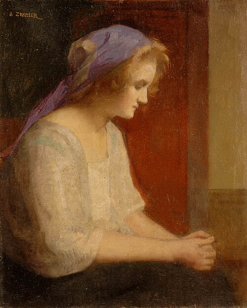 Portrait de jeune femme, 2000, Marie-Augustin Zwiller