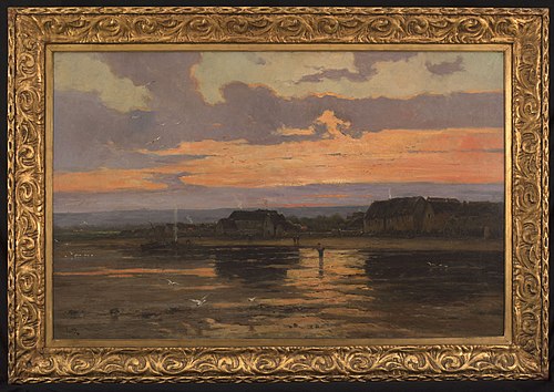 Solitude, le soir : Morsalines (Manche), 1887, Marie-Joseph Clavel