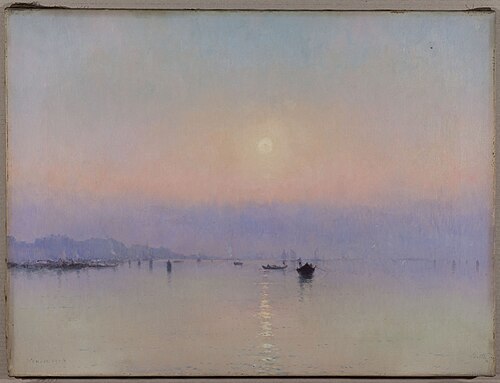 Brumes mauves, 1902, Marie-Joseph Clavel