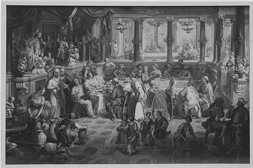 Hochzeit zu Kana, 1735, Johann Rudolf Byss
