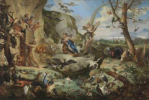 Die Luft (aus der Folge der Vier Elemente), 1708, Johann Rudolf Byss