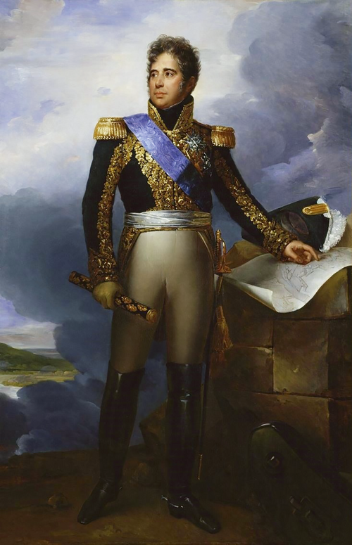 Jacques-Alexandre-Bernard Law, marquis de Lauriston, maréchal de France, 1824, Marie-Éléonore Godefroid