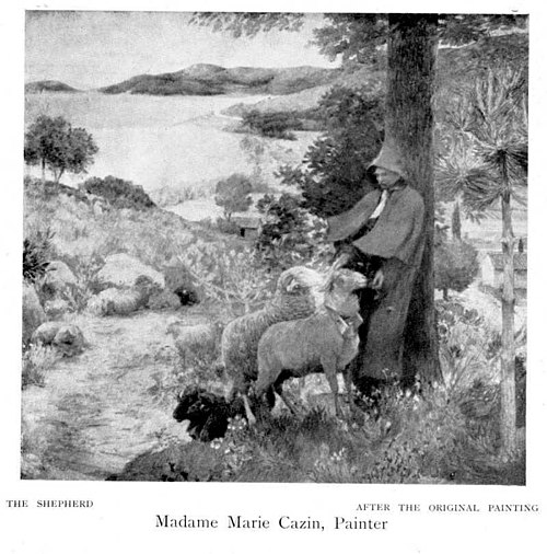 Shepherd, 1905, Marie Cazin