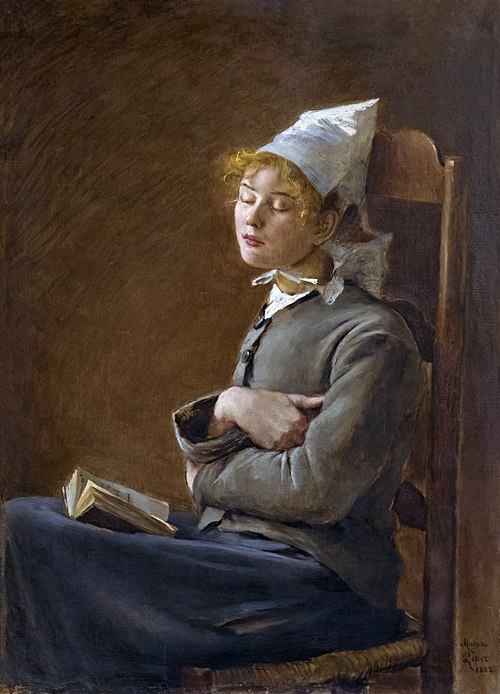 Liseuse endormie, 1882, Marie Petiet